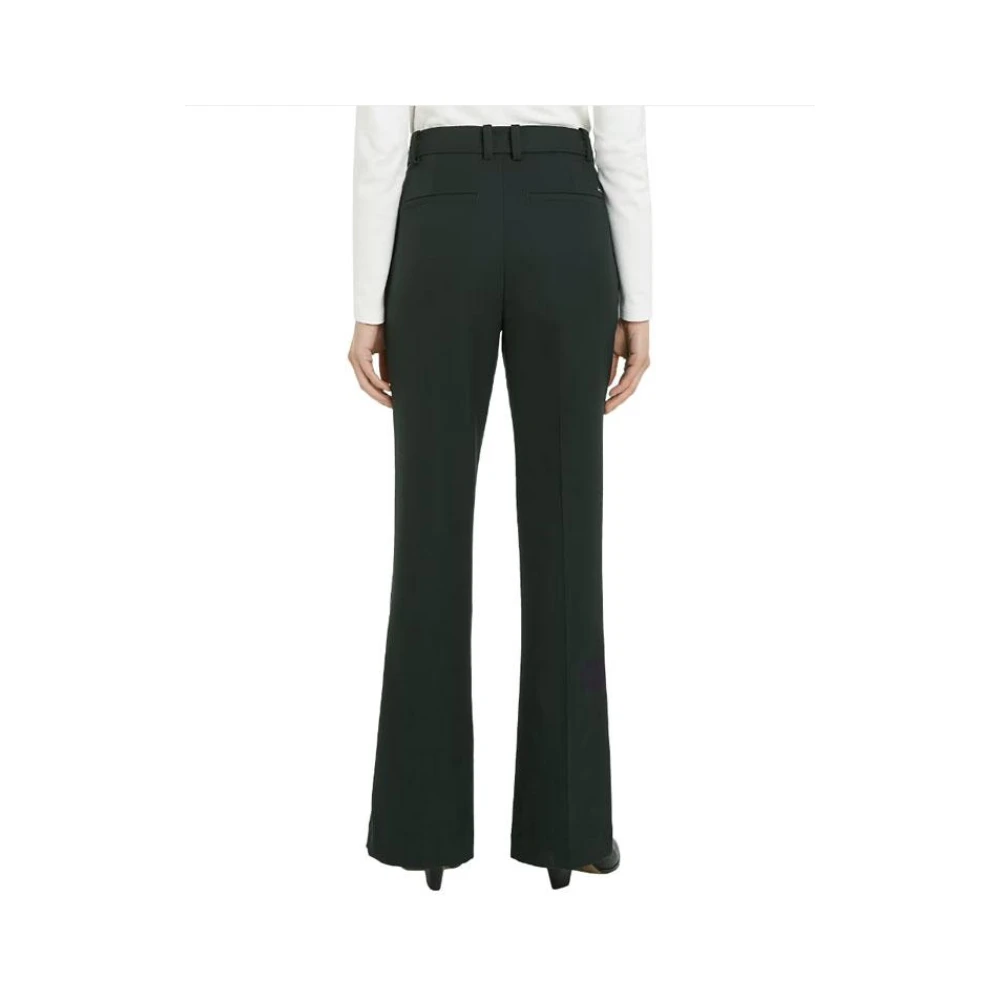 Tommy Hilfiger Flared Core Broek Green Dames