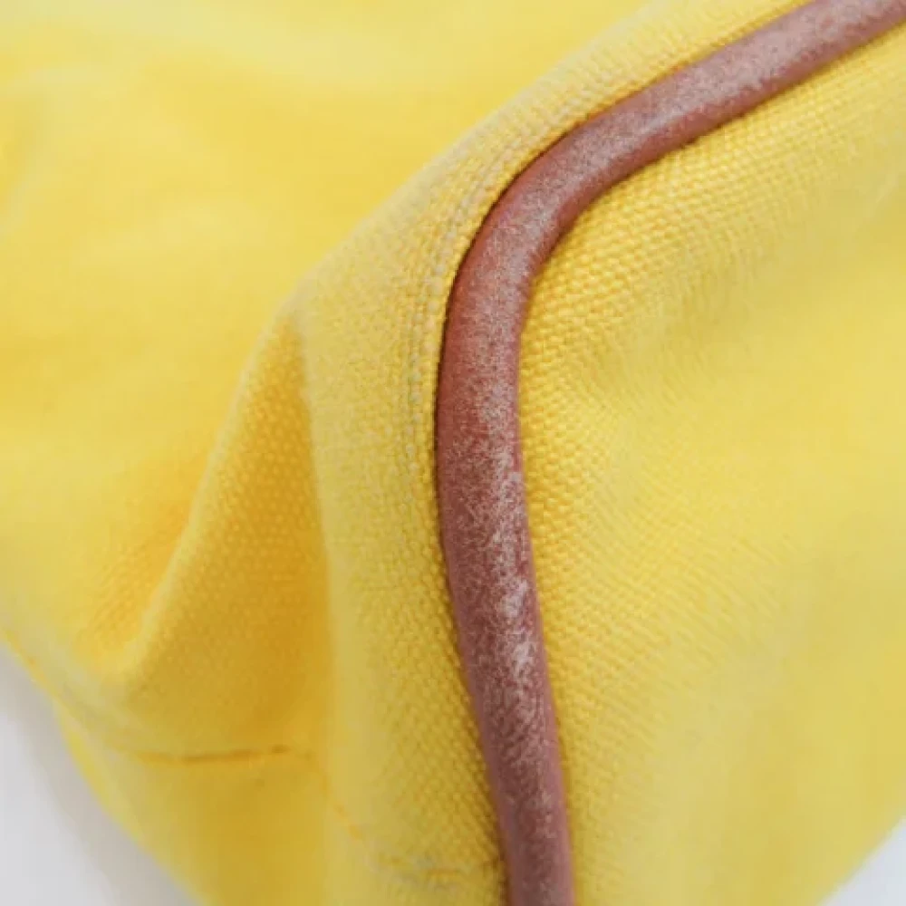 Hermès Vintage Pre-owned Leather pouches Yellow Dames