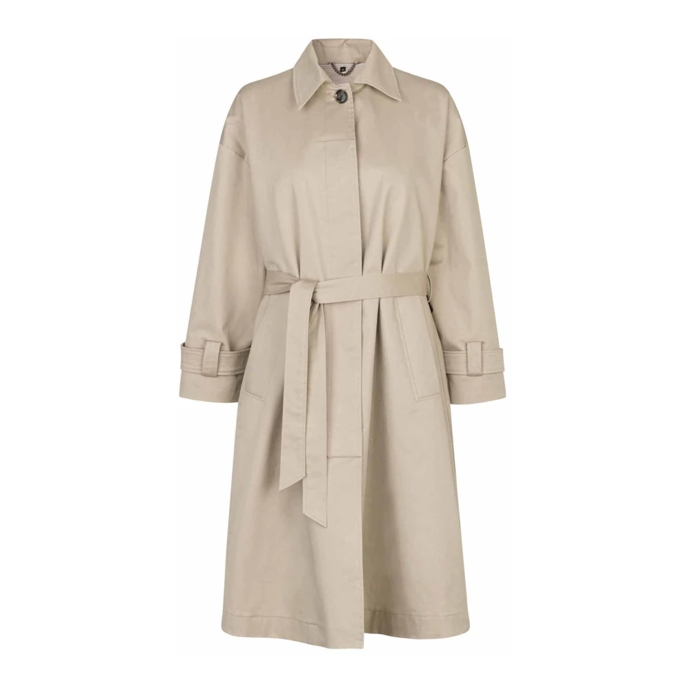 Masai Kasjmierjas met riem en kraag Beige Dames