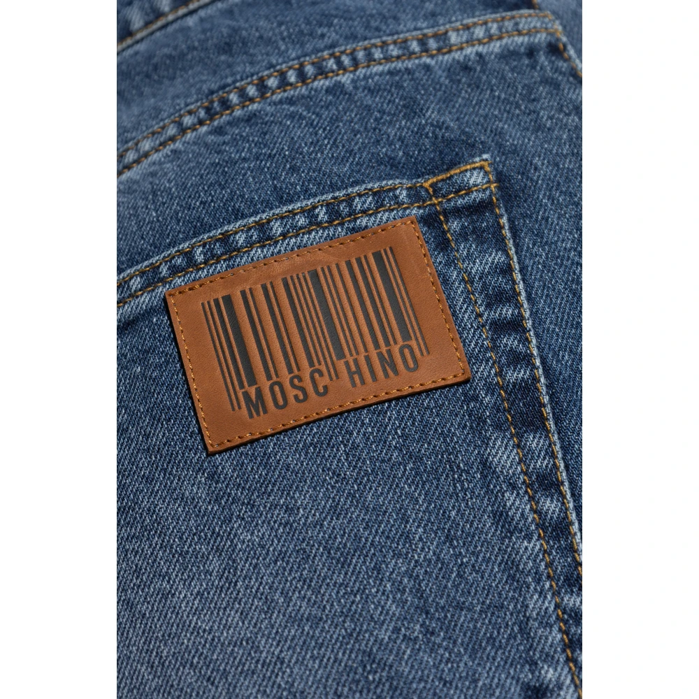 Moschino Wijde jeans Blue Heren