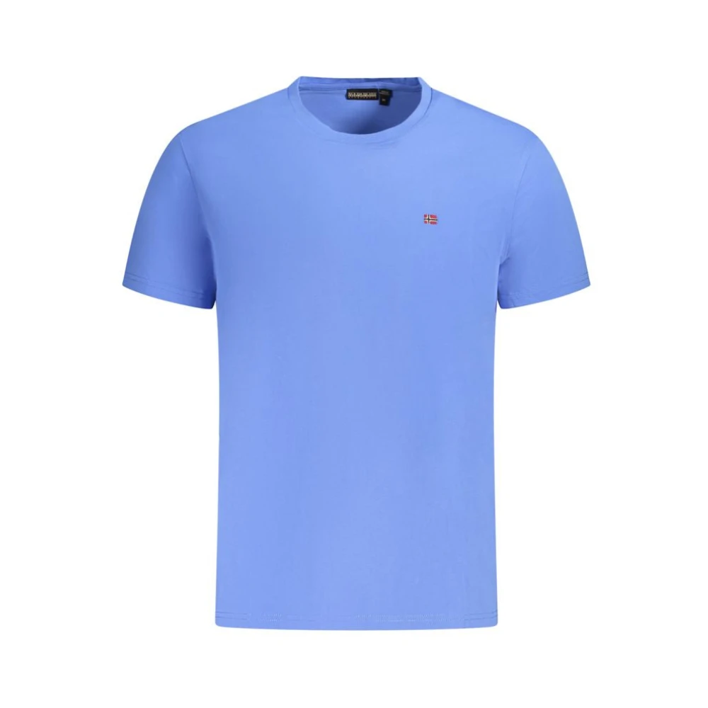 Napapijri Men's Blue T-Shirts, 3XL, Cotton T-Shirt