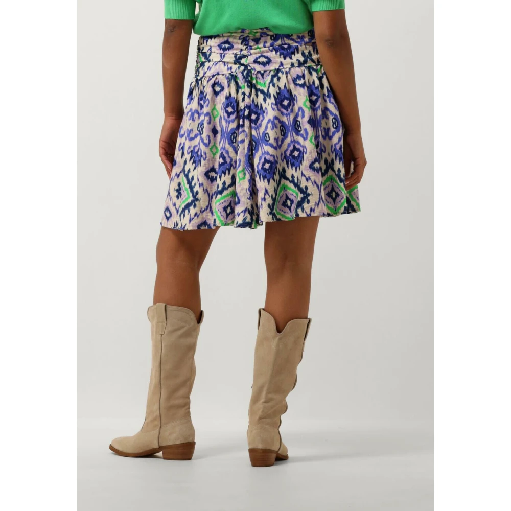 Minus Kleurrijke Korte Rok Multicolor Dames