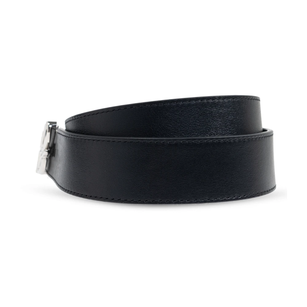 Brioni Dubbelzijdige riem Black Heren