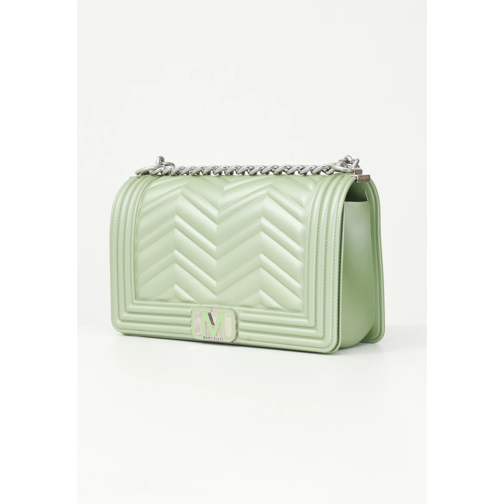 Marc Ellis Groene Schoudertas Flat Wave Design Green Dames