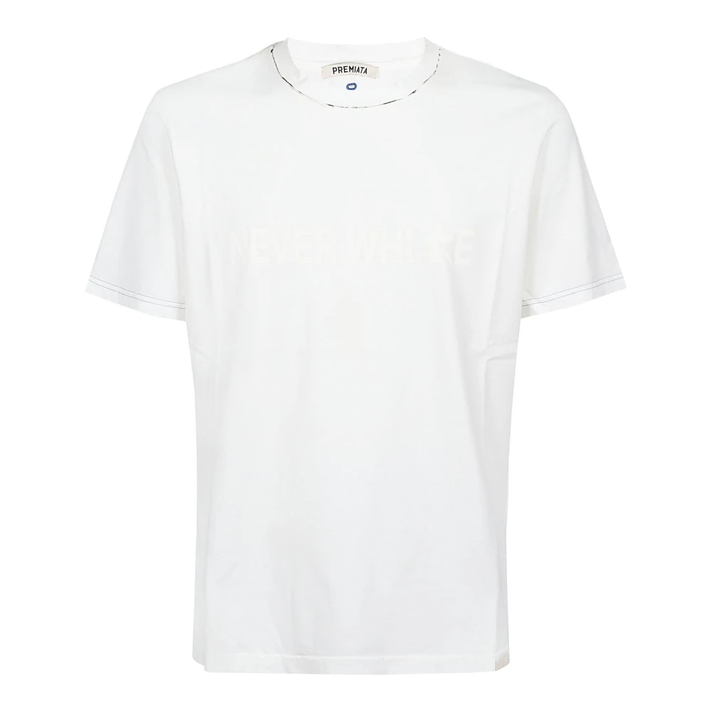Premiata Witte Neverwhite T-Shirt White Heren