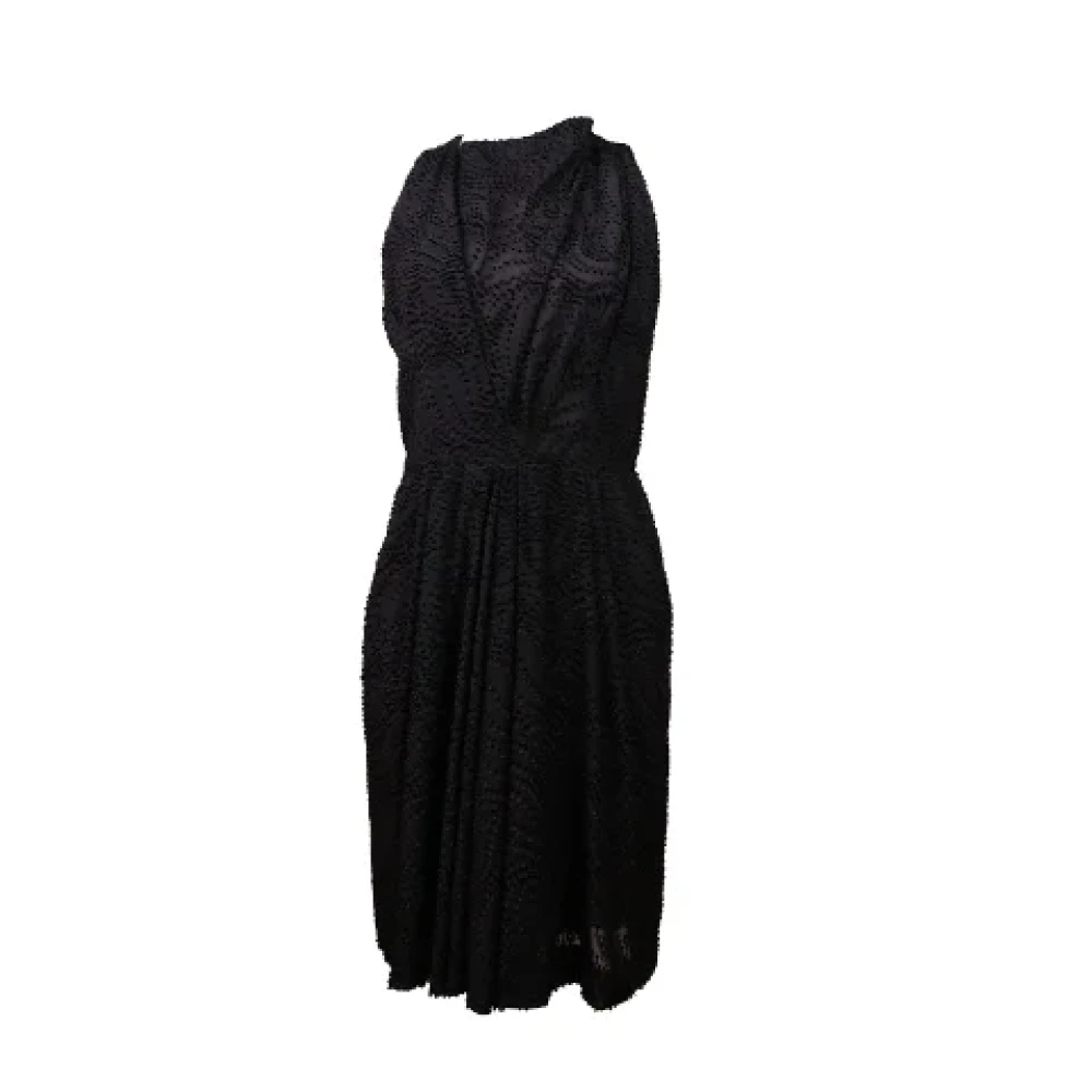 Balenciaga Vintage Pre-owned Polyester dresses Black Dames