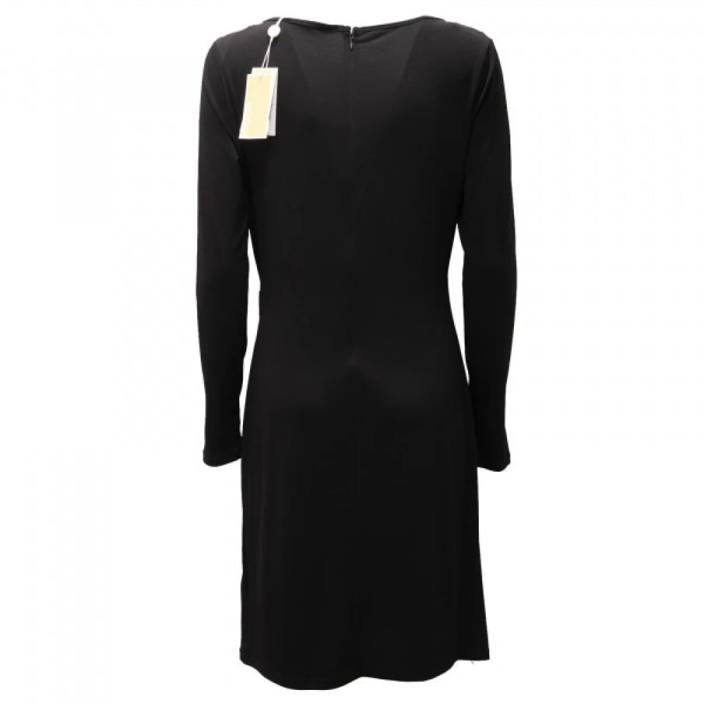 Michael Kors Crew-Neck Day Dress Black Dames