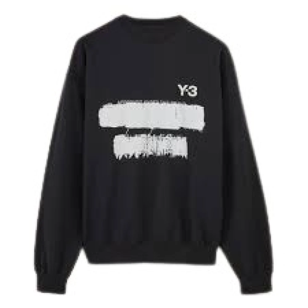 Y-3 Klassieke Crewneck Sweatshirt Black Heren