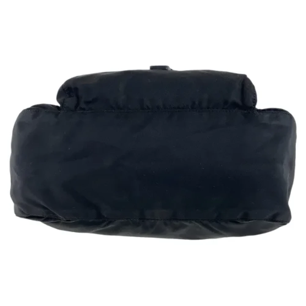 Prada Vintage Pre-owned Canvas prada-bags Black Dames
