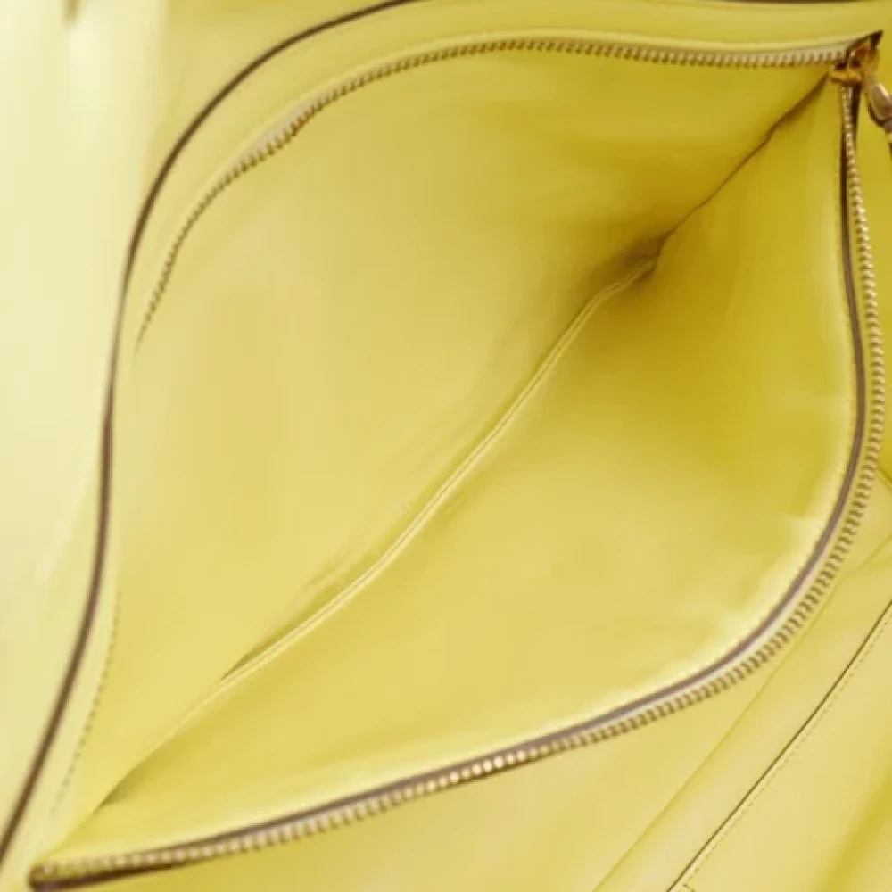 Valentino Vintage Pre-owned Fabric totes Yellow Dames