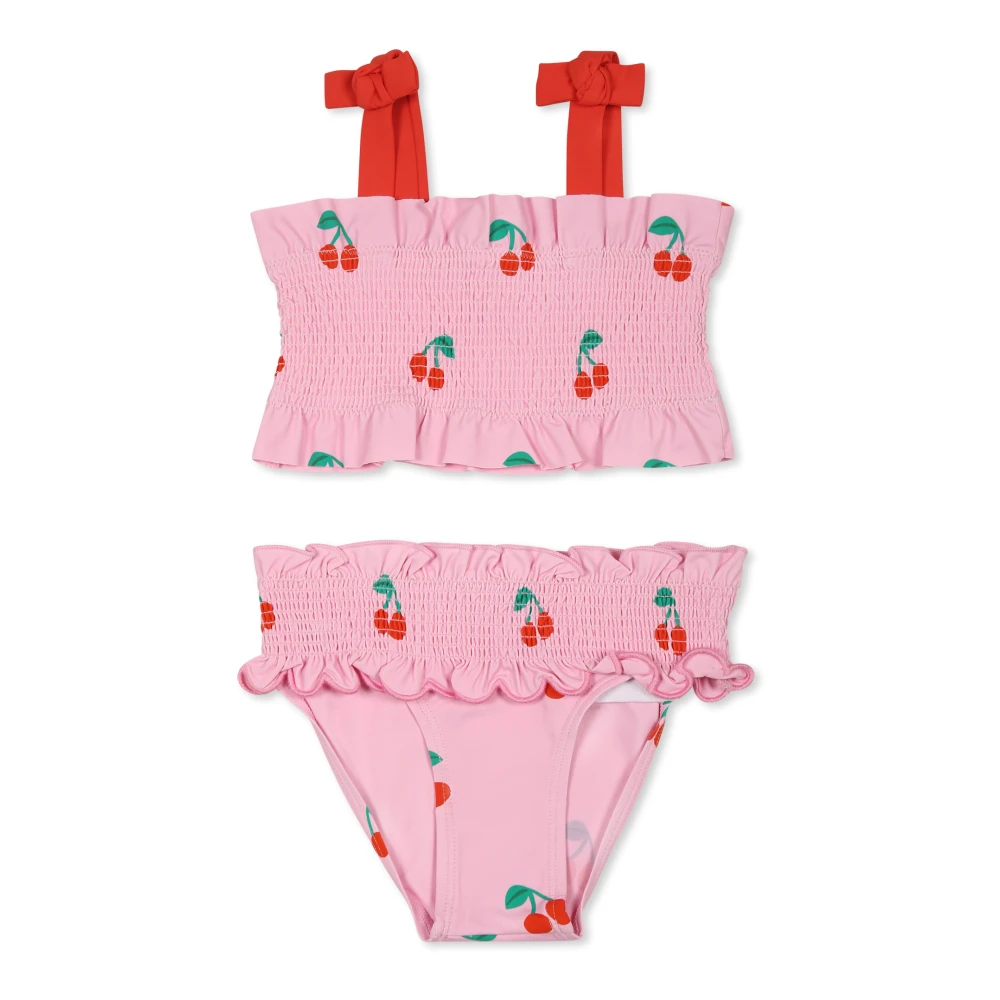 Stella McCartney Rosa Jordgubbs Bikini Set Pink, Flicka