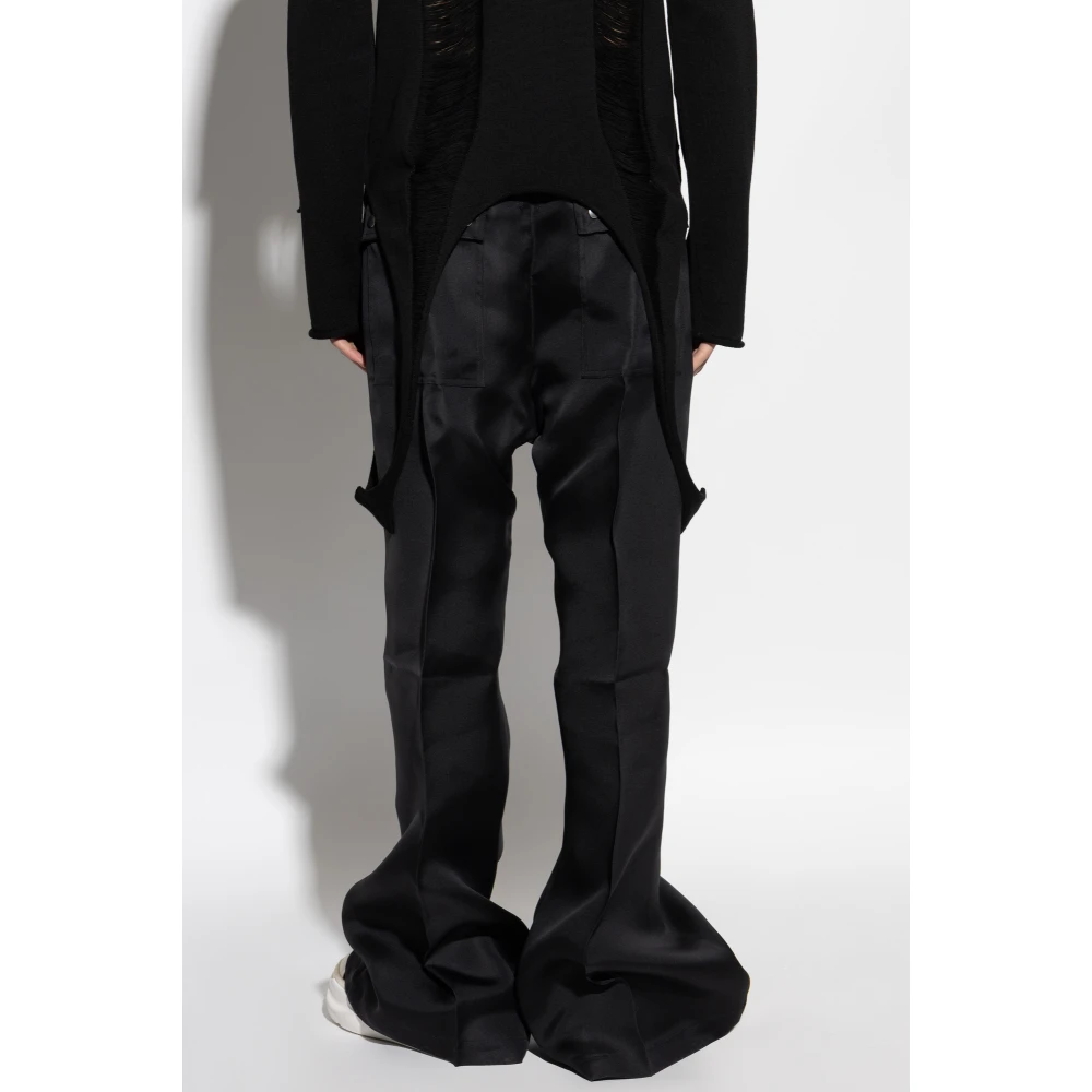 Rick Owens Wide Bella Broek Black Heren