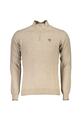 pull-beige-en-tissu-avec-col-roule