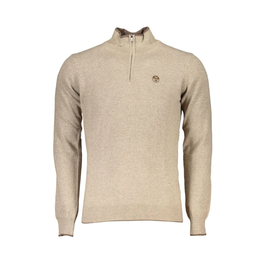North Sails Men's Beige Turtlenecks,, Fabric Jumper With Turtleneck 2XL