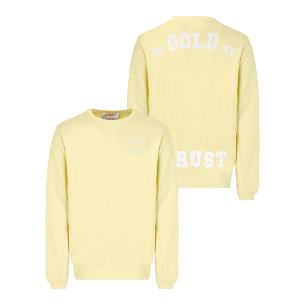 In Gold We Trust Slim Fit Heren Jeans Yellow Heren