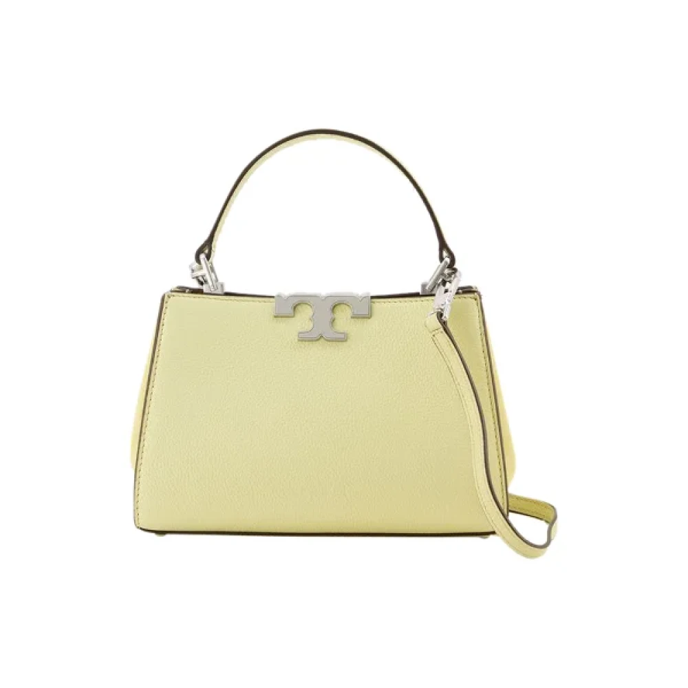 TORY BURCH Leather handbags Yellow Dames