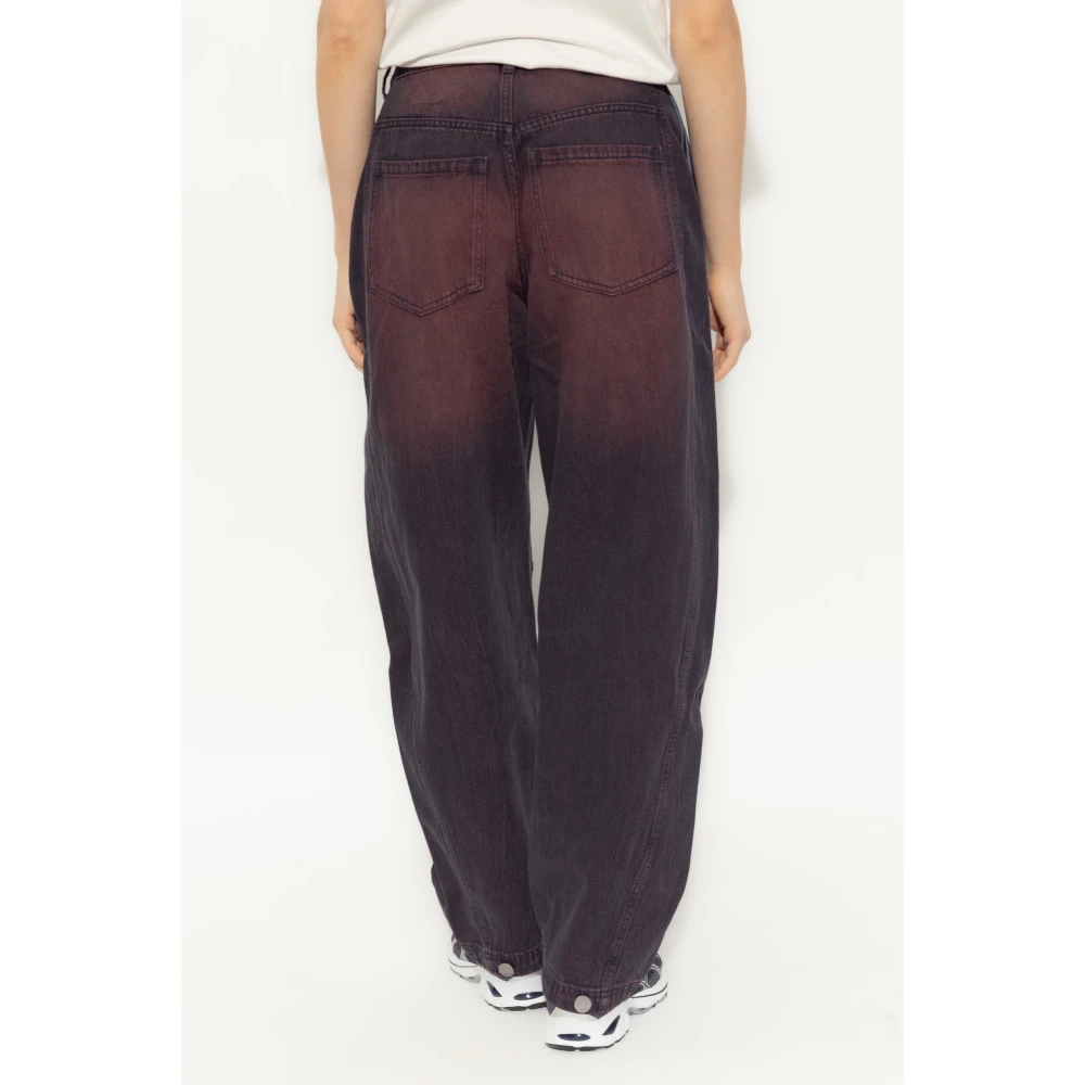 adidas Originals ballon type jeans Red Dames