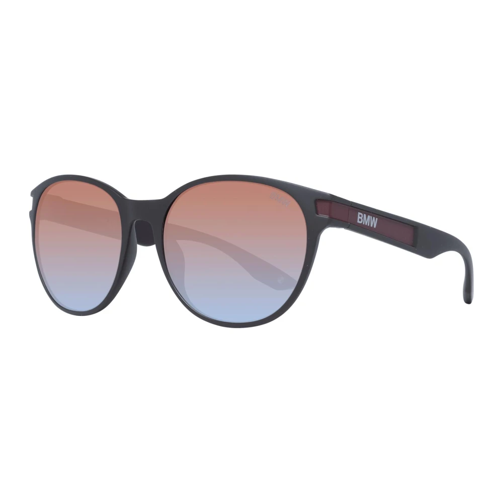 Bmw Men's Brown Sunglasses, One Size, Round Mirrored Sunglasses