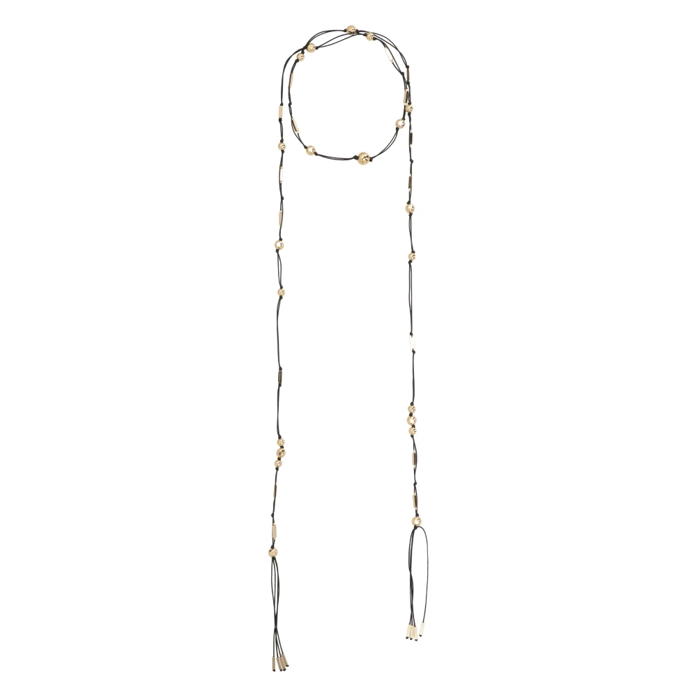 Isabel Marant Women's Black Minimalist Necklace