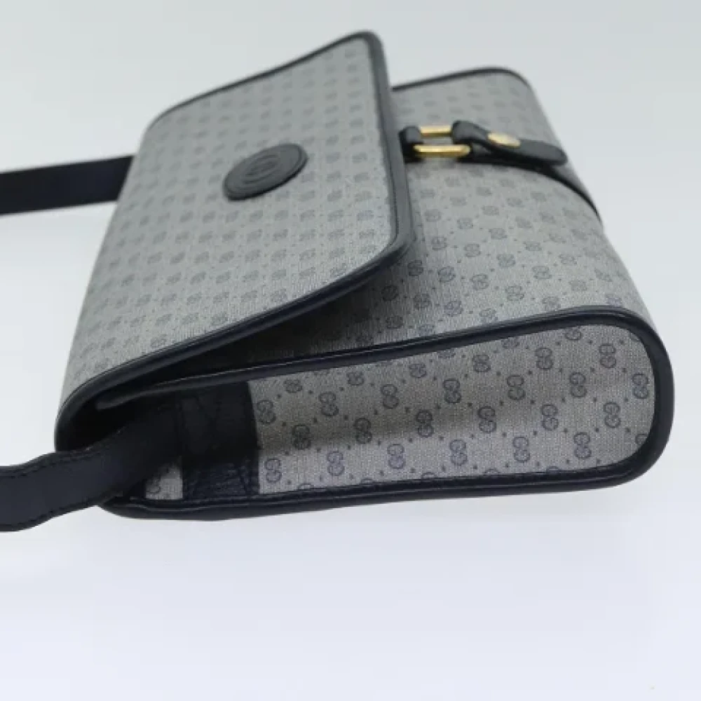 Gucci Vintage Pre-owned Canvas gucci-bags Blue Dames