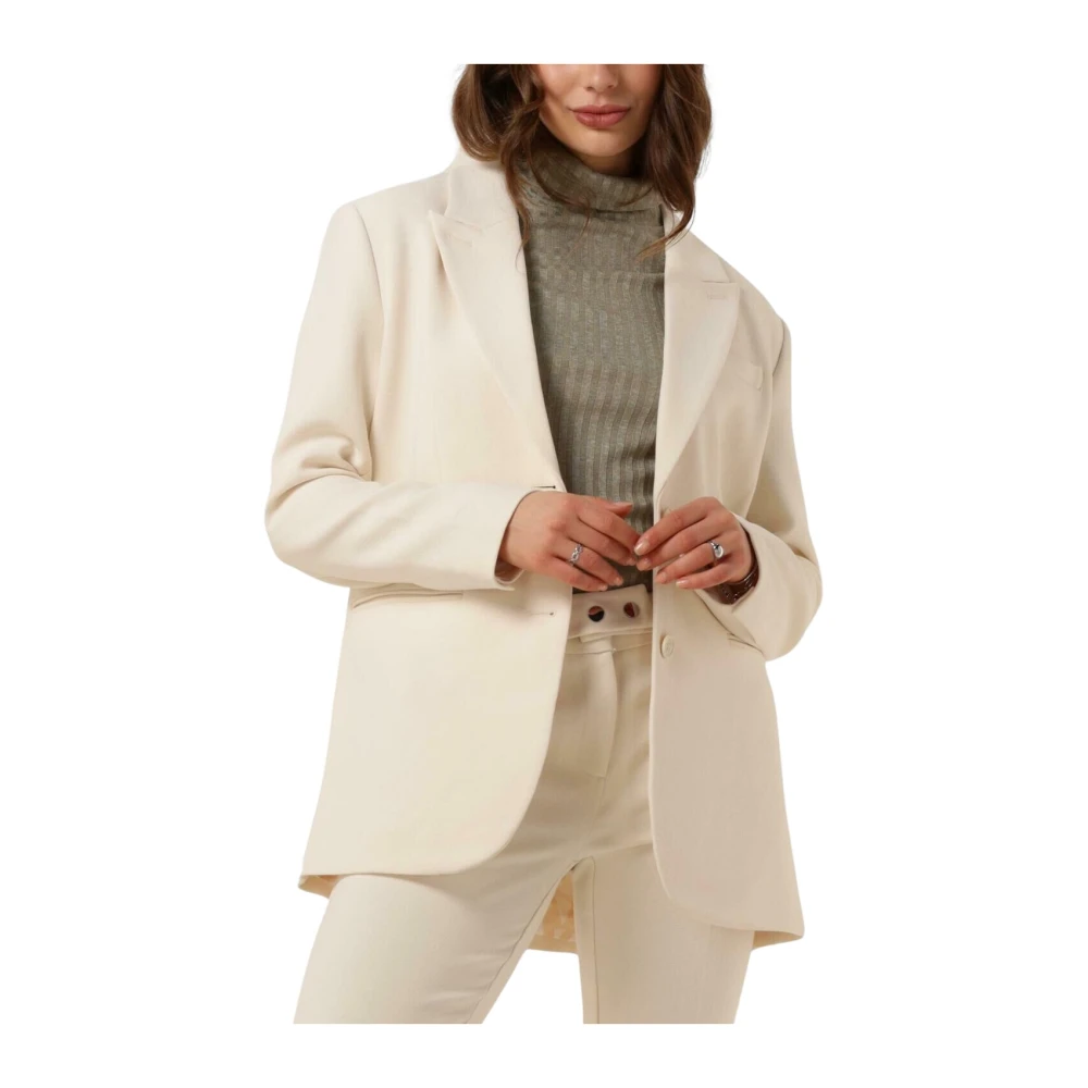 Aaiko Ecru Blazer Larina Vis Beige Dames