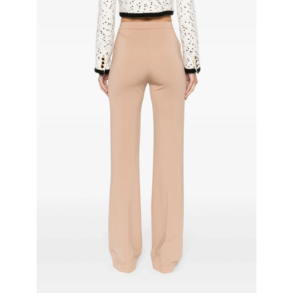 pinko Flare-fit Bruine Broek Brown Dames