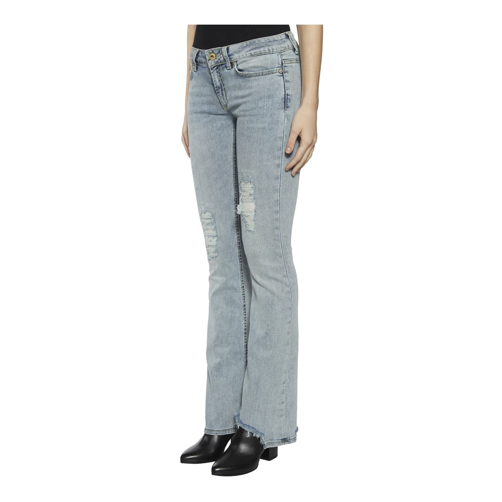 Dondup Denim Neon Jeans Blue Dames