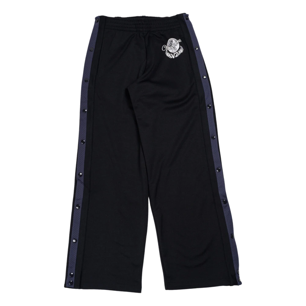 Vaquera Snap Track Broek in Zwart Marine Blue Dames