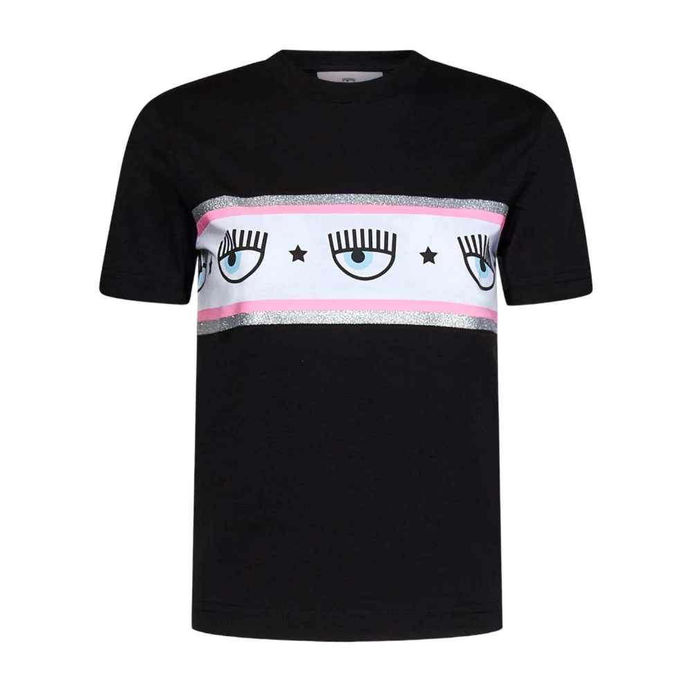 Chiara Ferragni Collection Korte Mouw T-shirt Black Dames