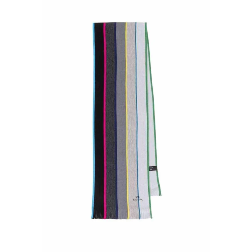 PS By Paul Smith Zwarte Sjaal Collectie Multicolor Heren