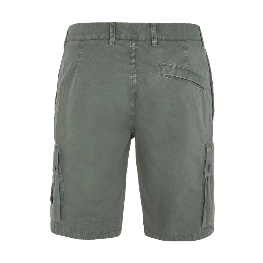 Stone Island Groene Shorts met Meerdere Zakken Green Heren