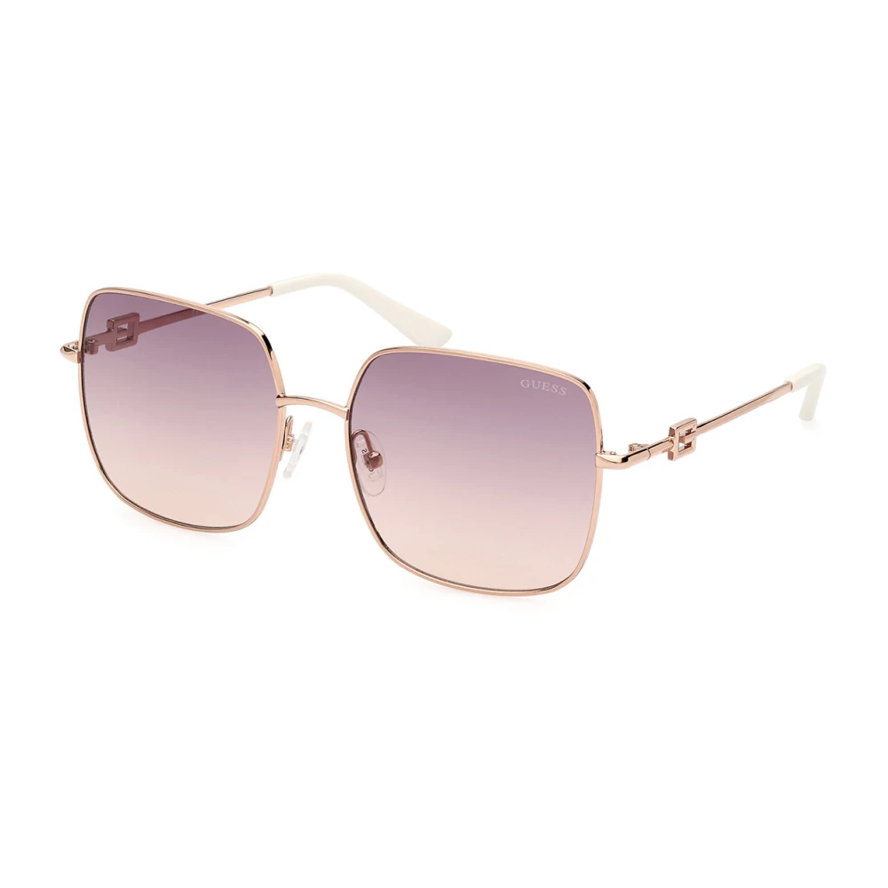 Guess Women's Yellow Sunglasses, 58 Mm, Square Metal Sunglasses