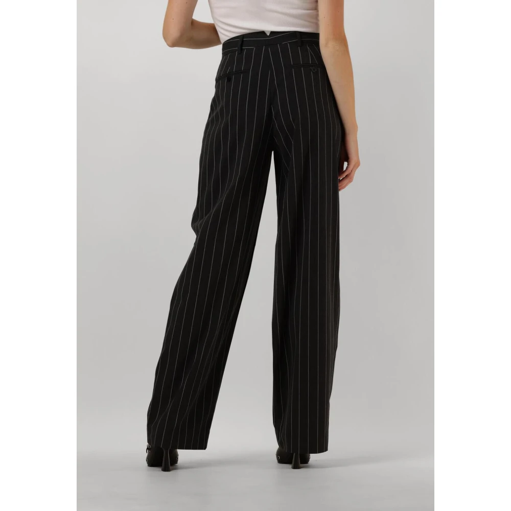 Co'Couture Elegante Pin Pleat Lange Broek Gray Dames