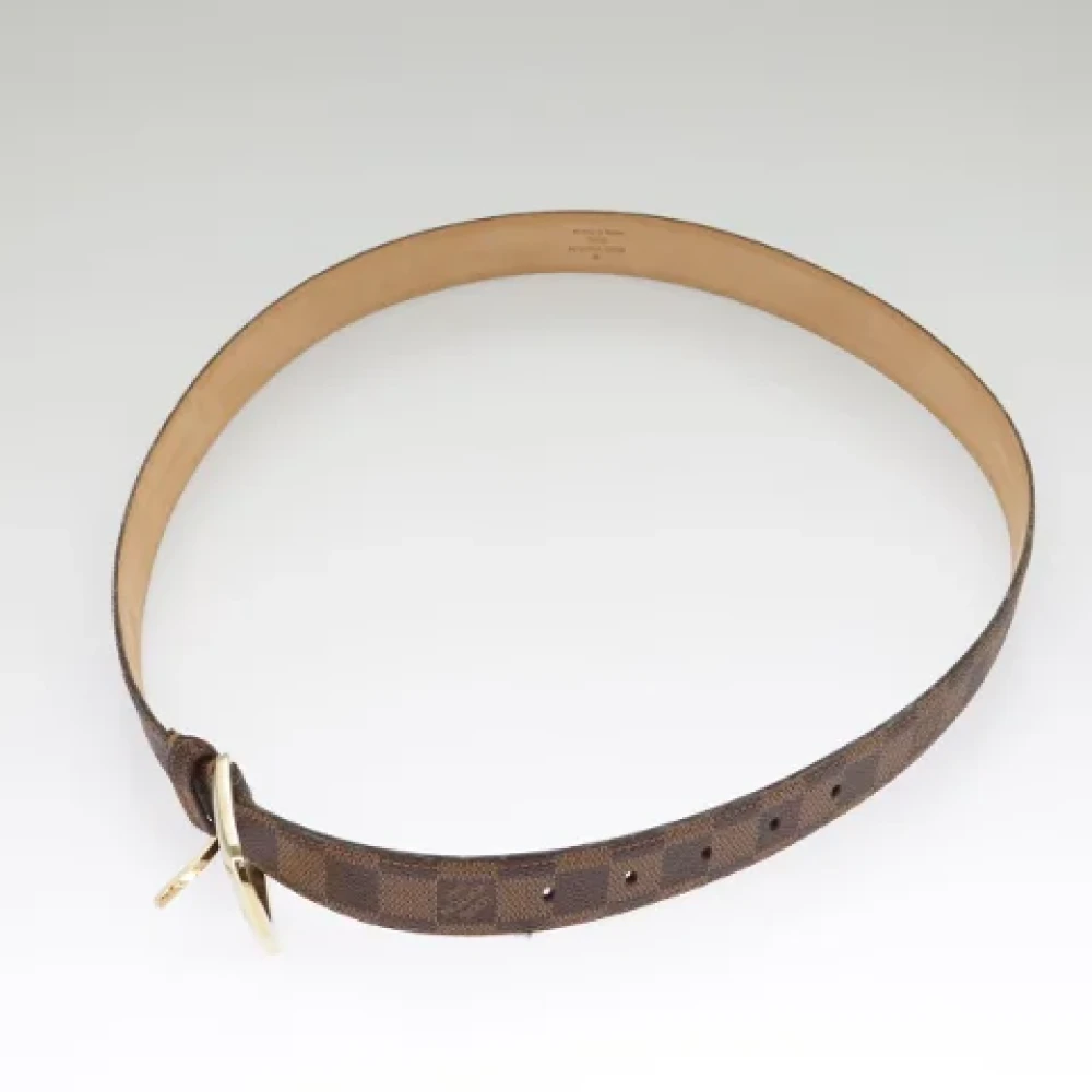 Louis Vuitton Vintage Pre-owned Canvas belts Brown Dames