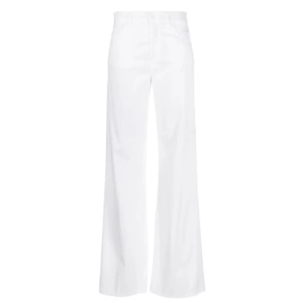 Dondup Wide Trousers White Dames