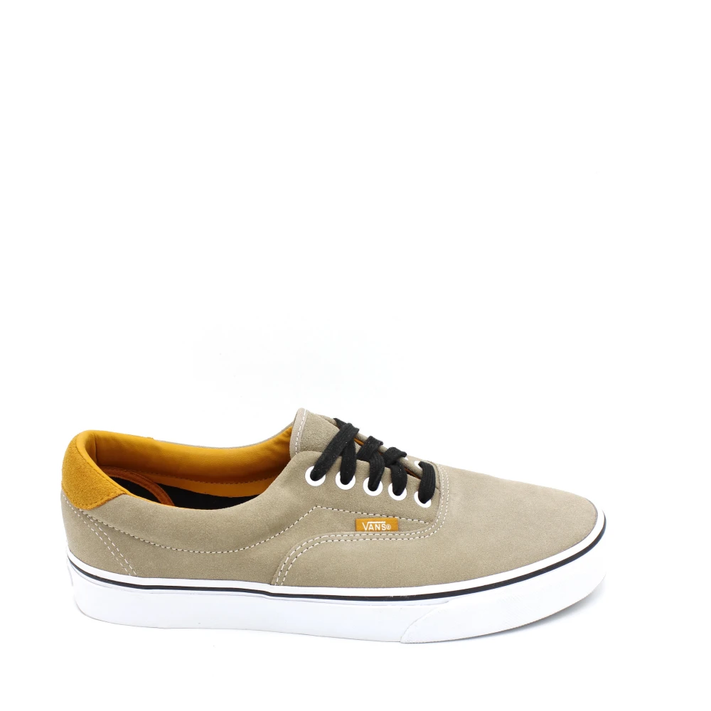 Vans Aardetint Suède Veters Rubberen Zool Heren Schoenen Beige