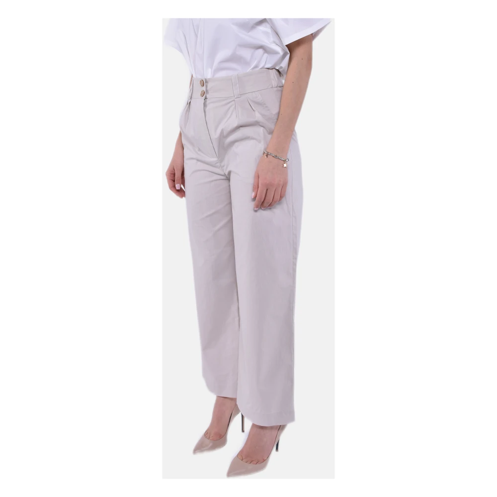 Woolrich Trousers Gray Dames