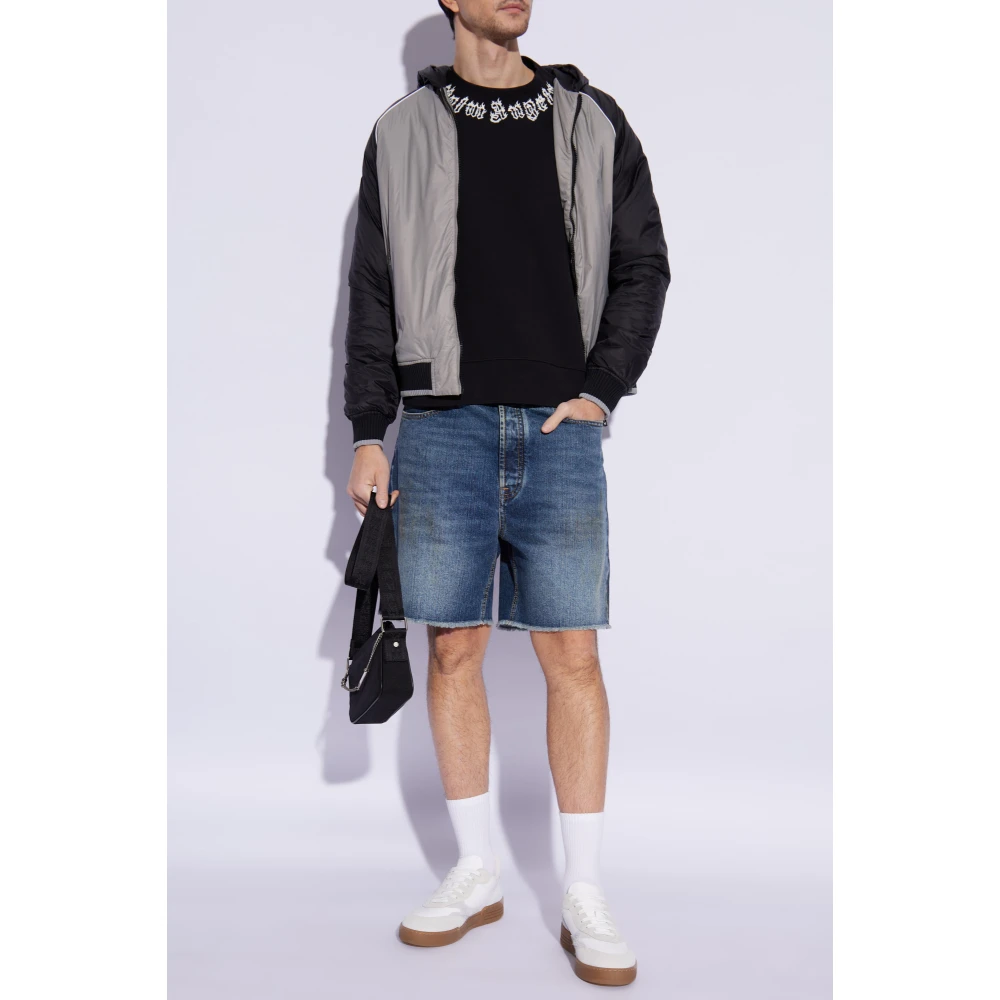 Palm Angels Capuchonjack Gray Heren