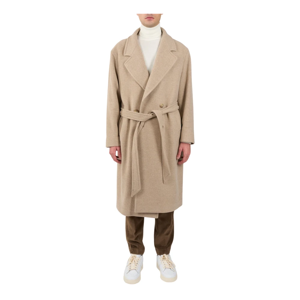 Tagliatore Jas van zuivere wol Beige Heren