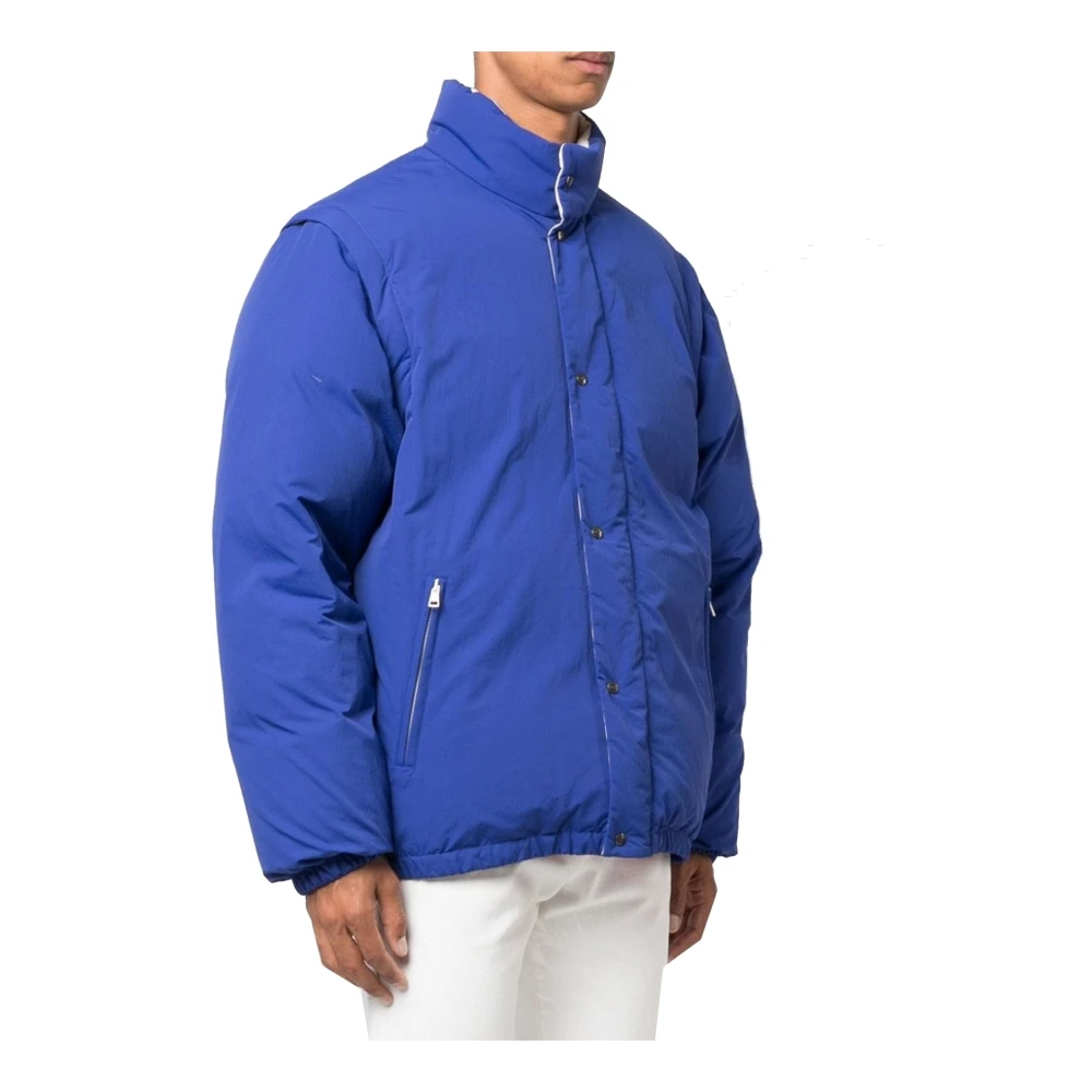 Gucci Donzen Jas met Geborduurd Logo Blue Heren