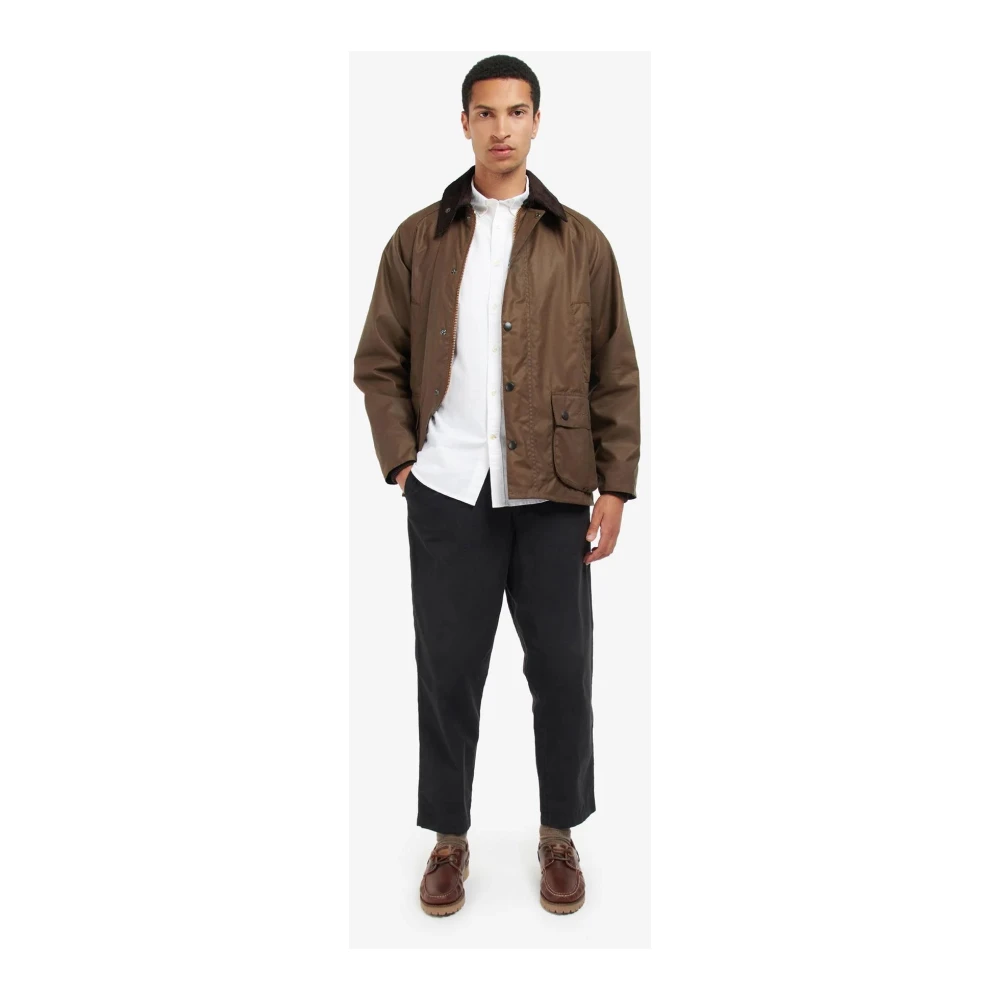 Barbour Wax Bark Jacket Brown Heren