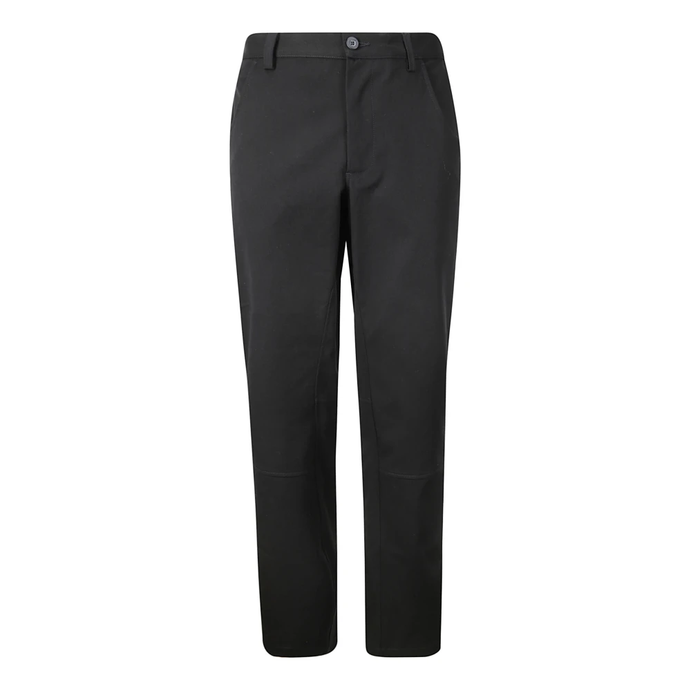 Gr10K Stretch katoenen broek met zakken Black Heren