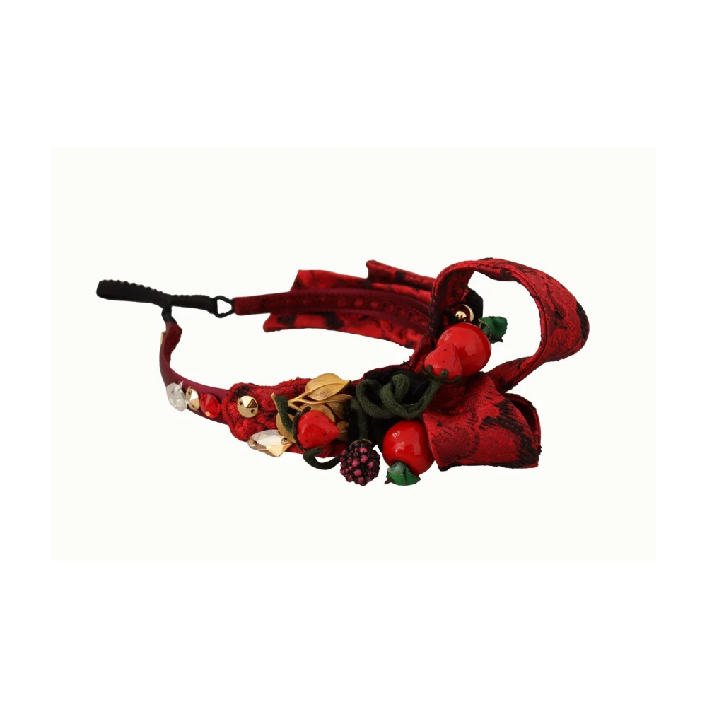 Dolce & Gabbana , Accessories, Female, Red, One Size, Berries Hairband