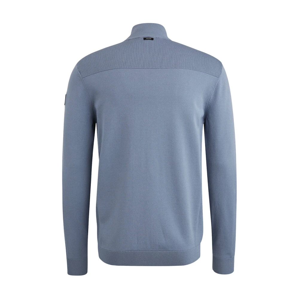 Vanguard Ritssluiting jas in viscose mix Blue Heren
