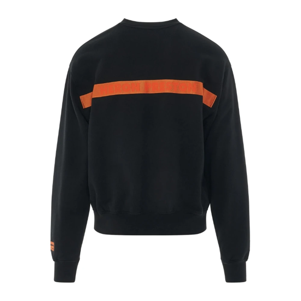 Heron Preston Zwarte Katoenen Sweatshirt met Logodetail Black Heren