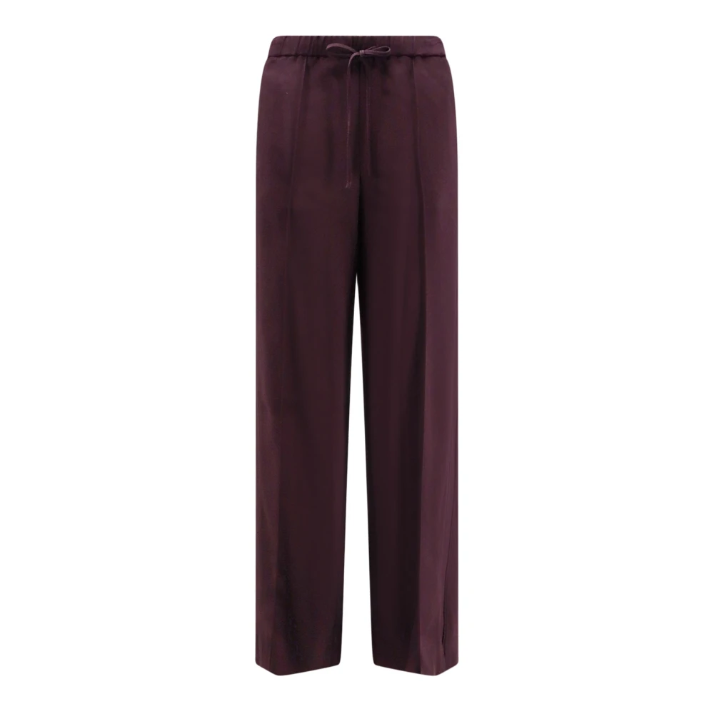 Vince Donna Marrone - Pantaloni A Gamba Larga - Trousers - S