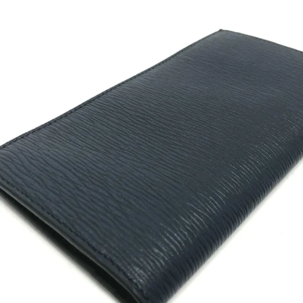 Salvatore Ferragamo Pre-owned Leather wallets Blue Dames