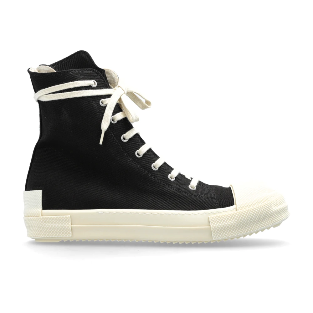 Rick Owens , Sneakers, Male, Black, 8 Uk, Sneaks High-Top Trainers