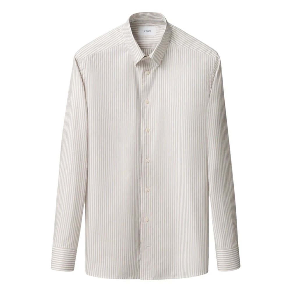 Eton Beige Stylish Model - Male - Casual Shirts - 4XL - Shirts