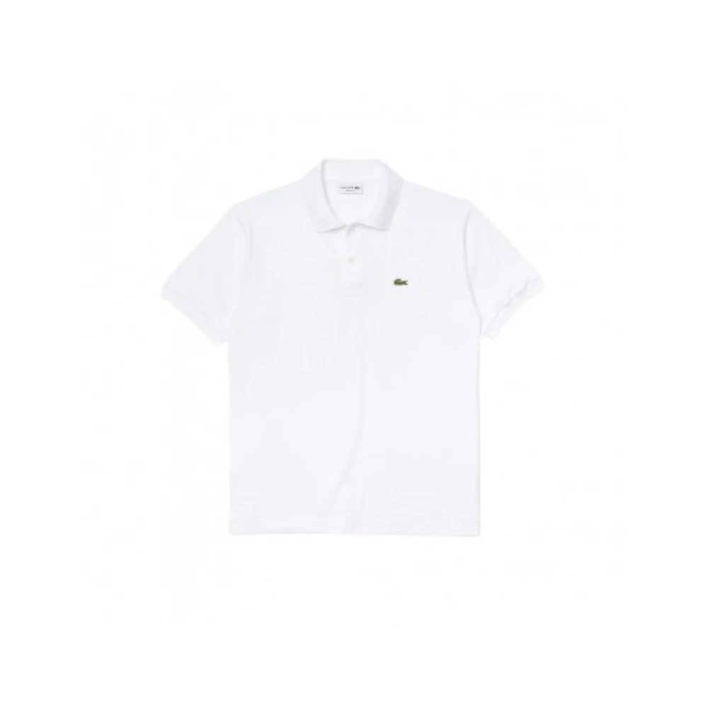 Lacoste Klassisk kortärmad polo White, Herr